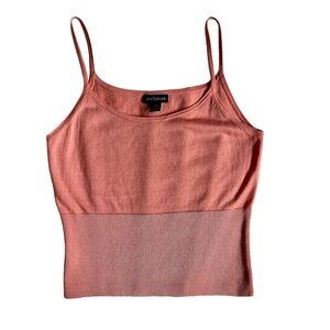 Ann Taylor Camisole Crewneck Top Silk Cashmere Stretch Shimmery Casual Soft M